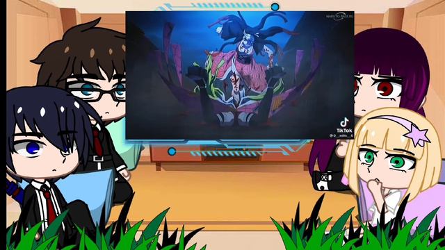 //синий экзорцист реакция на Незуко//гяча лайф реакция// смотреть онлайн