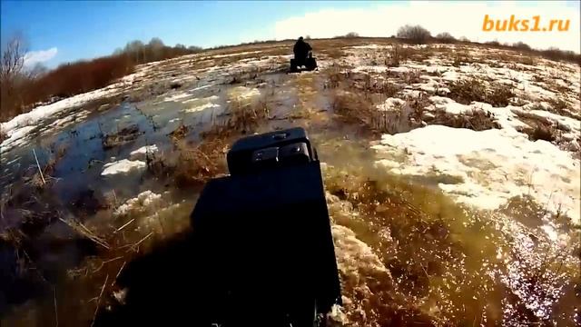 Мотобуксировщик Ураган. Тест драйв с полуприцепом смотреть онлайн