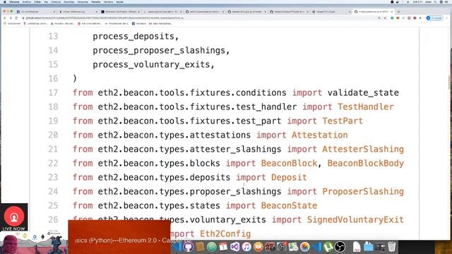 Live Code-Ethereum 2.0 - Casper Basics (Python) смотреть онлайн
