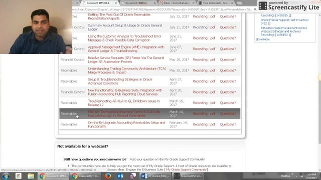 KnowOracle ERP - Oracle Mysupport Advisor Webcasts смотреть онлайн