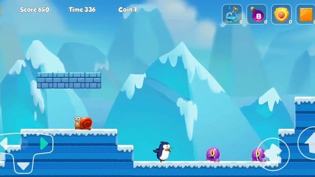 Penguin Run - Level 4 | Penguin Game Android Gameplay смотреть онлайн