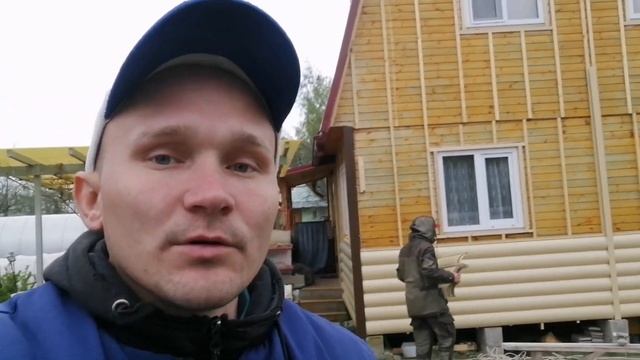 Отделка дома виниловым сайдингом. Блок-хаус. Blockhouse. смотреть онлайн