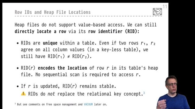 DB2 — Chapter 02 — Video #03 — Heap files, row identifiers (RIDs) смотреть онлайн