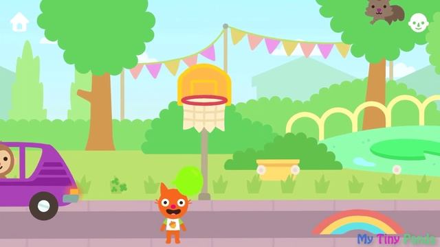 Sago Mini Street Party - Summer Time & Water Balloon - Sago Mini World App Games смотреть онлайн