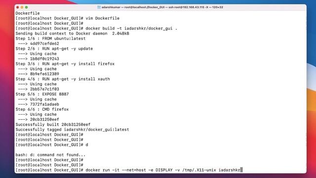 Running GUI Applications Inside Docker Container смотреть онлайн