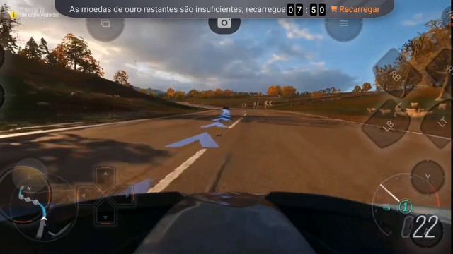 Forza horizon 4 via APP CHIKII gameplay HD 720p galaxy m52 5g #snapdragon778g . смотреть онлайн