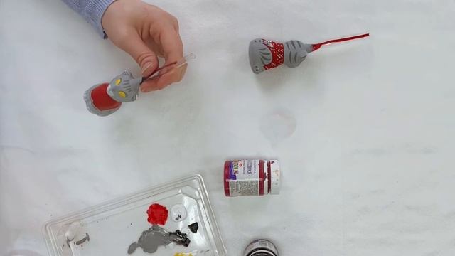 Роспись стеклянной заготовки. Рисуем котика. Игрушка своими руками. смотреть онлайн