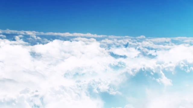 Голубое небо с воздушными белыми облаками!!! Потрясающий Вид!!! Видео HD смотреть онлайн