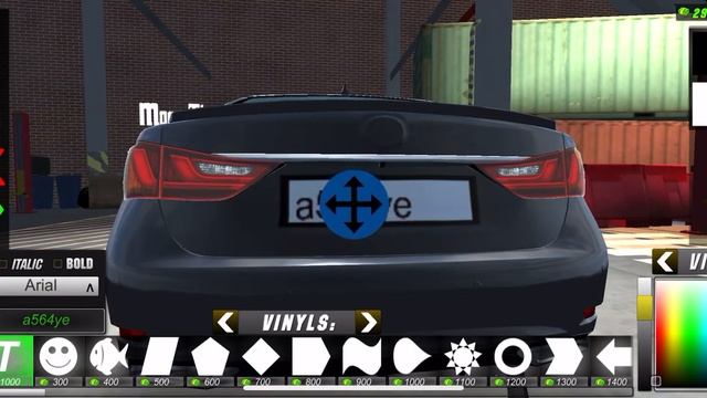 Как сделать номера на машину? в Carparking