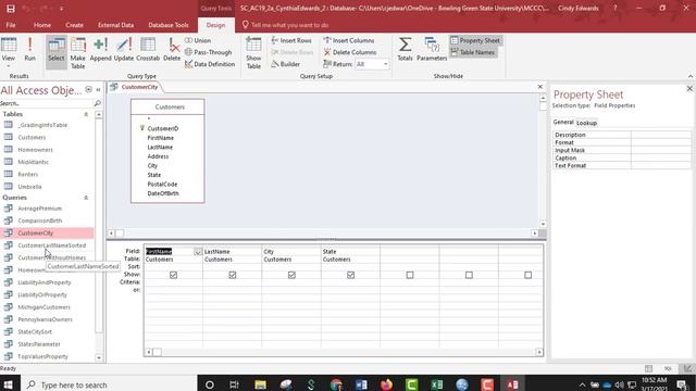 Access Module 2_SAM project tutorial_Office 2019 смотреть онлайн