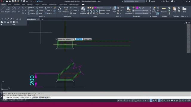 7 AutoCAD Steel Structure Create Detail View смотреть онлайн