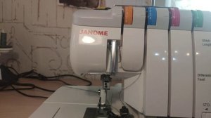 Пошаговая заправка оверлока Janome MY LOCK 784