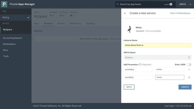 MinIO for Pivotal Cloud Foundry смотреть онлайн