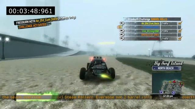 Burnout Paradise - 10 Online Challenge Big Surf Island Speed Run - 7:37 смотреть онлайн
