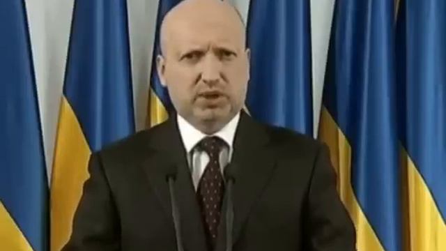 Заявление Турчинова о ситуации на юго-востоке Украины 13 апреля 2014 смотреть онлайн