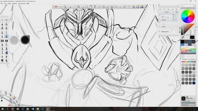 Escaflowne Line Art | Saturday Sketch-Play #1 смотреть онлайн