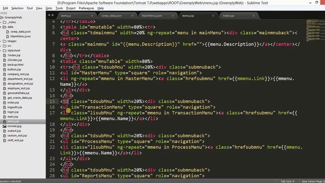 Creating dynamic Menu from JSON using AngularJS смотреть онлайн