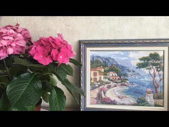 Вышивка крестом, финиш и оформление семплера , мои вышивальные процессы смотреть онлайн