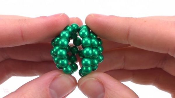 ASMR Playing with 1000 Magnetic Balls How to make figures ball cube heart with Magnetic Balls