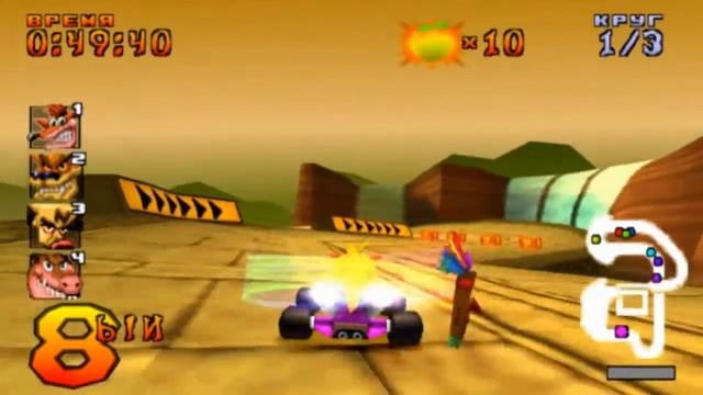 Crash Team Racing Срезать путь на трассах,все секреты смотреть онлайн