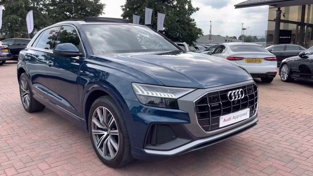 Approved Used Audi Q8 S line 50 TDI Quattro - Crewe Audi смотреть онлайн