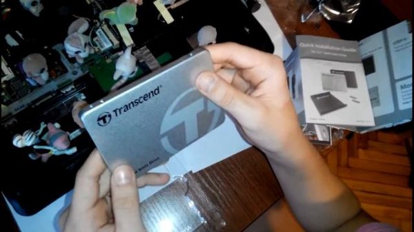 Ноутбук ASUS K50IN установка SSD вместо HDD / Notebook ASUS K50IN change HDD to SSD