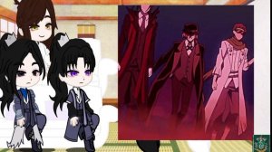 AU. 🍷 Реакция Хаски и эго белый кот учитель на Чу Ваньнина как Чуя Накахара🍷