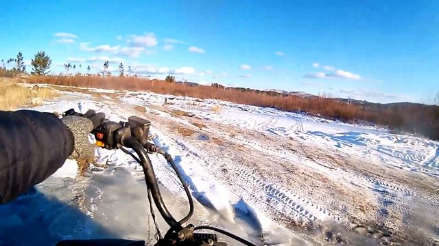 НА КВАДРОЦИКЛЕ ПО ЛЬДУ. ПРОВАЛИЛСЯ ИЛИ НЕТ? 2 ЧАСТЬ смотреть онлайн