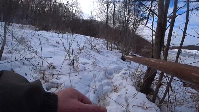 ЩУКА НА ЧЁРТИКА И ДОНКУ.ОПАСНЫЙ ПОСЛЕДНИЙ ЛЁД НА РЕКЕ.Рыбалка на Угре 2022.Зимняя рыбалка. смотреть онлайн