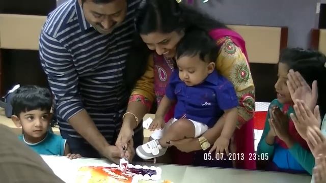 Baby Neerav's 1st Birthday Cake Cutting смотреть онлайн