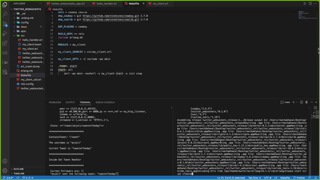COP5615 - Dist Oper Sys Princ - Project 4.2 Twitter Simulation using Websockets смотреть онлайн