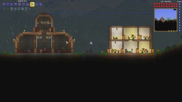 Terraria Modded- (Ultranium + Stars Above) Ep. 3: Braaaaiiinnnnsss смотреть онлайн