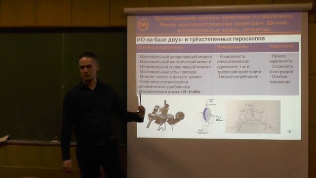 Проектирование системы ориентации и стабилизации. Гр. 1. Часть 2 смотреть онлайн