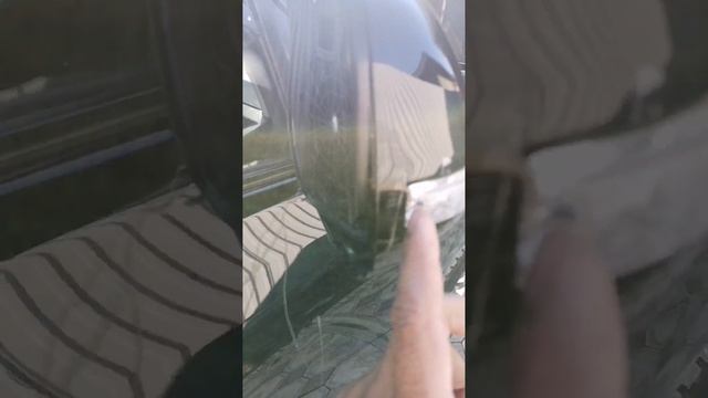 Повреждение правого зеркала Toyota Land Cruiser Prado 150