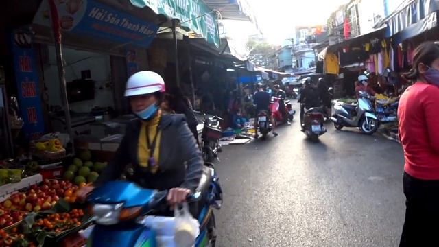 Hai Phong City Market Walking Tour | HD 1080p | Hai Phong, Vietnam?? смотреть онлайн