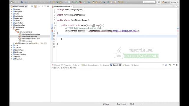 Java Network 05 InetAddress trong Java смотреть онлайн