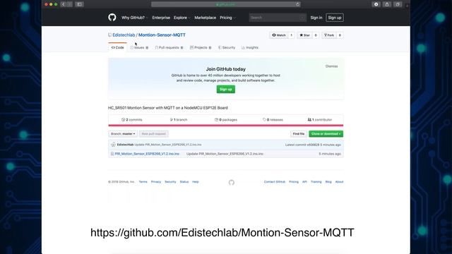 Motion Sensor HC-SR501, MQTT und NodeRed | #EdisTechlab смотреть онлайн