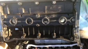 Замена прокладки клапанной крышки Шевроле Лачетти