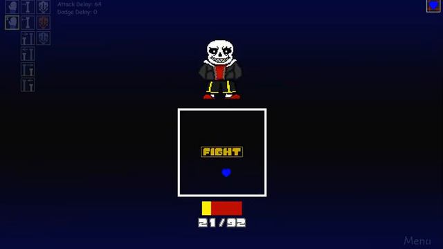 Underfell Sans Fight Sans simulator смотреть онлайн