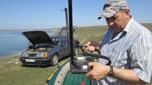 Carver MHT-3.8S тест на море после доработок, лодка пвх Intex Seahawk 4. Ч 2