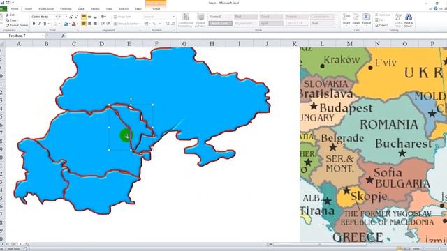 Excel make map, make picture, paint смотреть онлайн