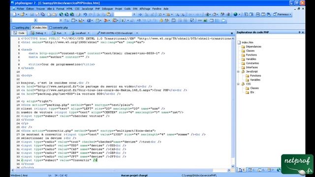 Cour 11 : Comment construire les pages de mon site avec PHP смотреть онлайн