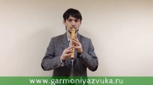 Первый ВИДЕО УРОК по игре на флейте Свирель в Ля