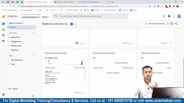 Google Analytics 4 Course | Creating Custom Events in GA4 | Step by Step Full Tutorial | Part#14 | смотреть онлайн