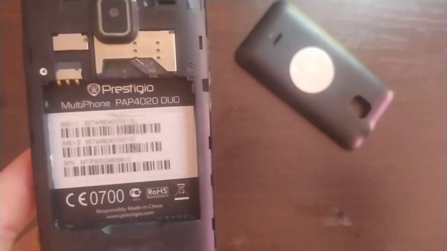 Включаем Смартфон Prestigio MultiPhone 4020 Duos без батареи смотреть онлайн