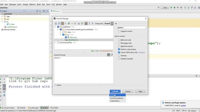 Link intellij project to github repository смотреть онлайн