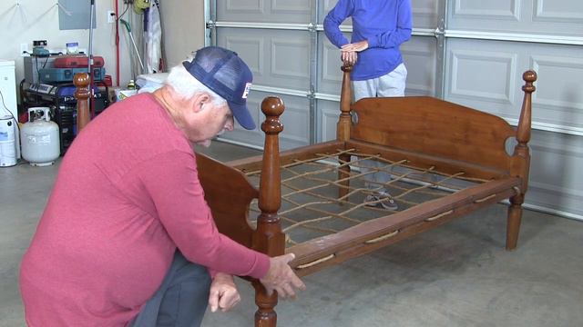 JEREMIAH KING'S (my 2 great grandfather) EARLY 19th CENTURY ROPE BED смотреть онлайн