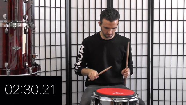 50 bpm: Singles - Doubles - Paradiddles смотреть онлайн