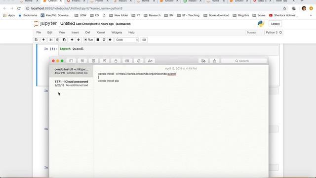Fixing the issue : ModuleNotFoundError: No module named 'Quandl' # Machine Learning #Python смотреть онлайн