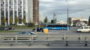 Поездка на автобусе 1185 от метро Домодедовская до Аэропорта Домодедово